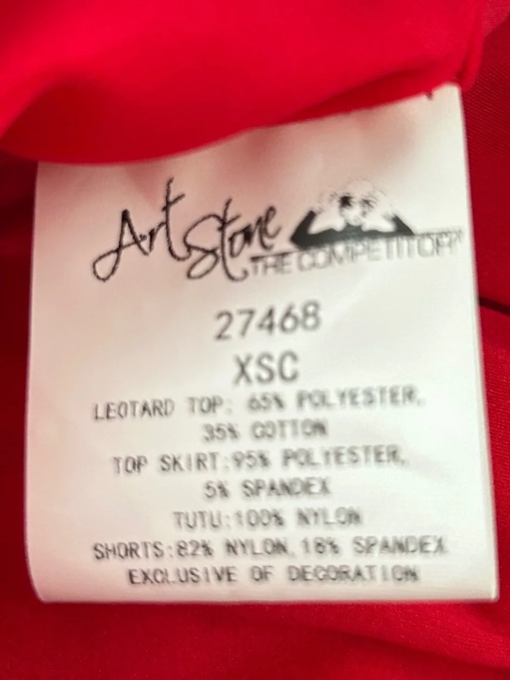 NEW! Art Stone/The Competitor Dance Costume 